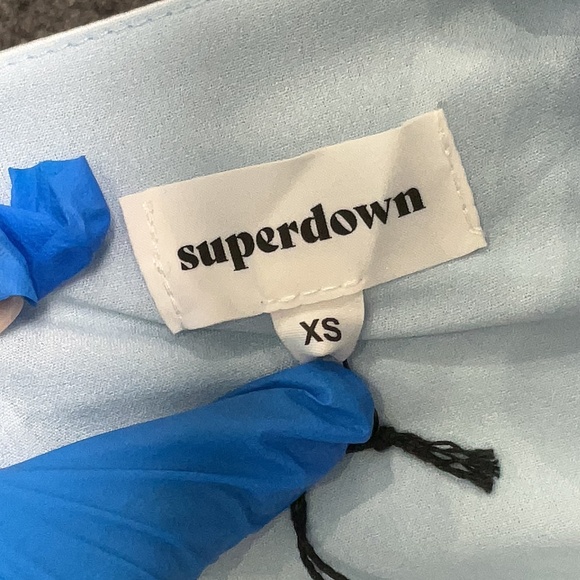 Superdown XS Light Blue Slip Dress - NWT - Picture 3 of 3